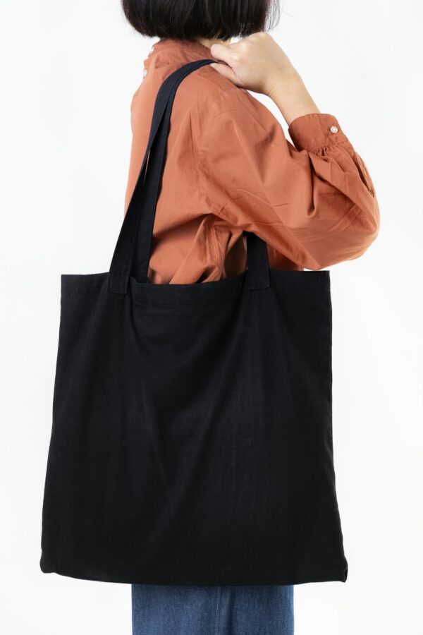 Woman with a tote bag